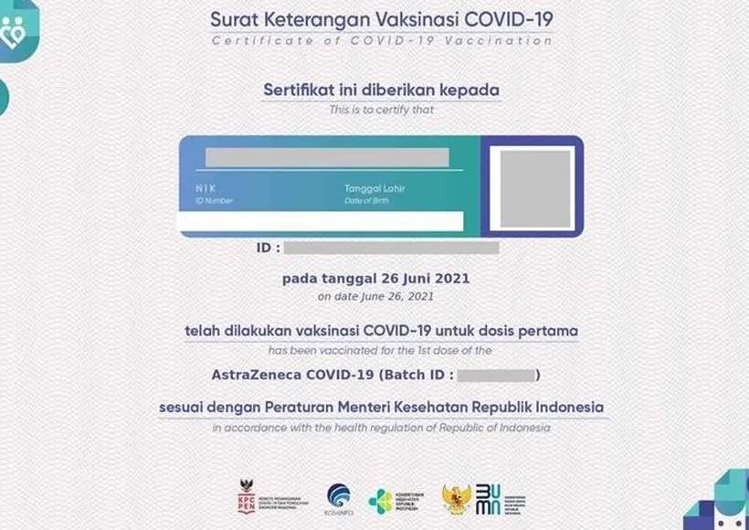 Cek dan Download Sertifikat Vaksin Covid-19